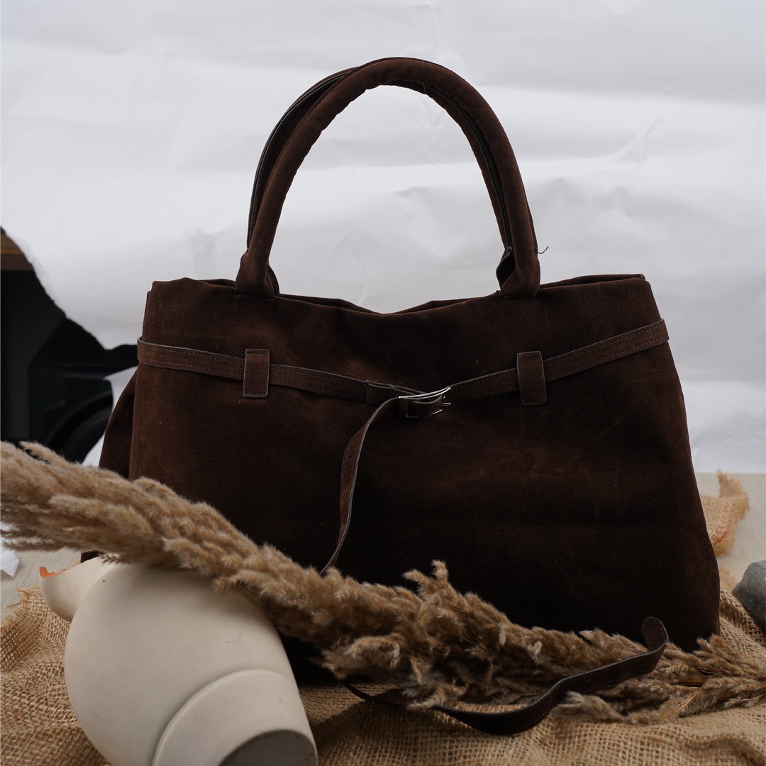 Vegan Suede Handbag