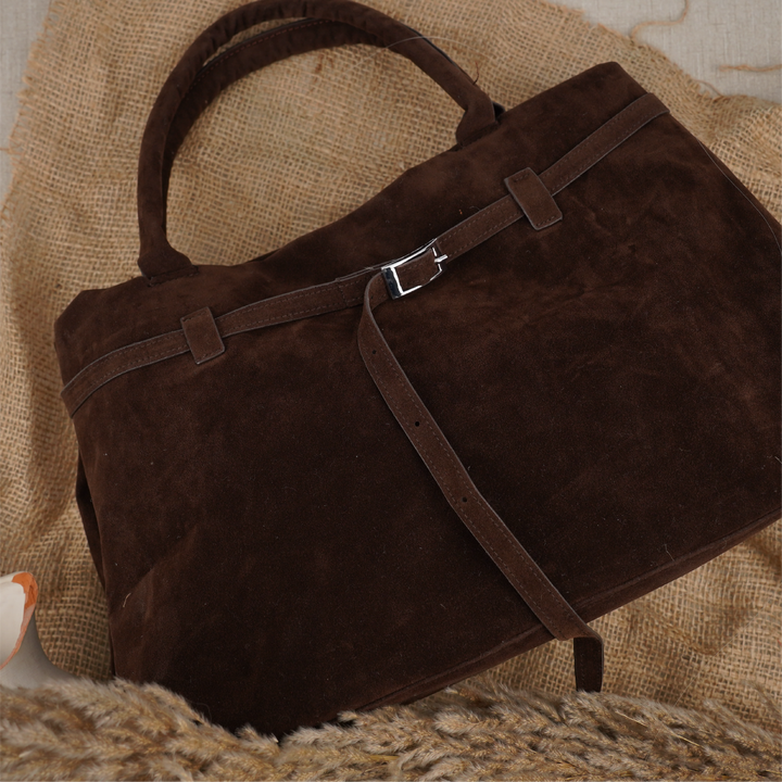 Vegan Suede Handbag
