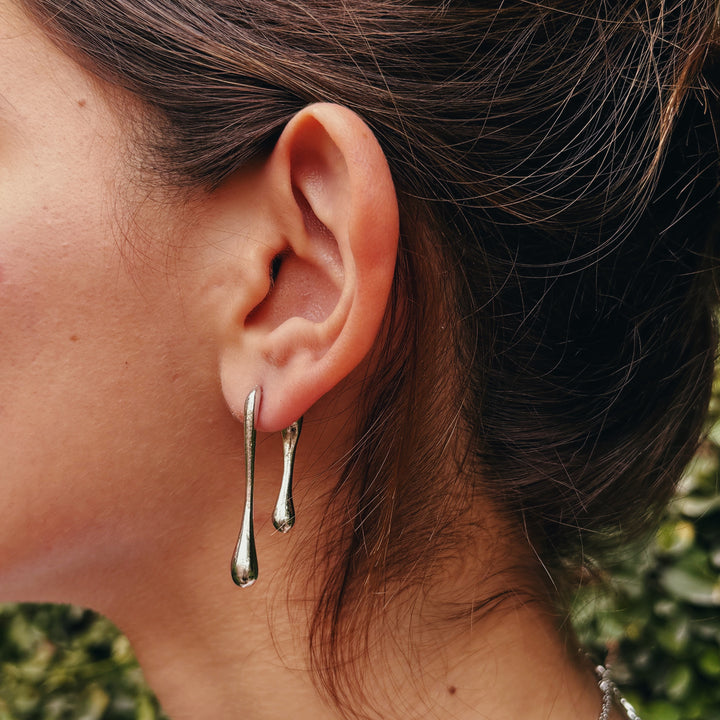 Silver Drop Earrings