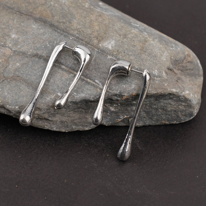 Silver Drop Earrings