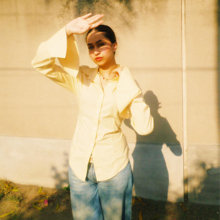 Butter Yellow Button Down