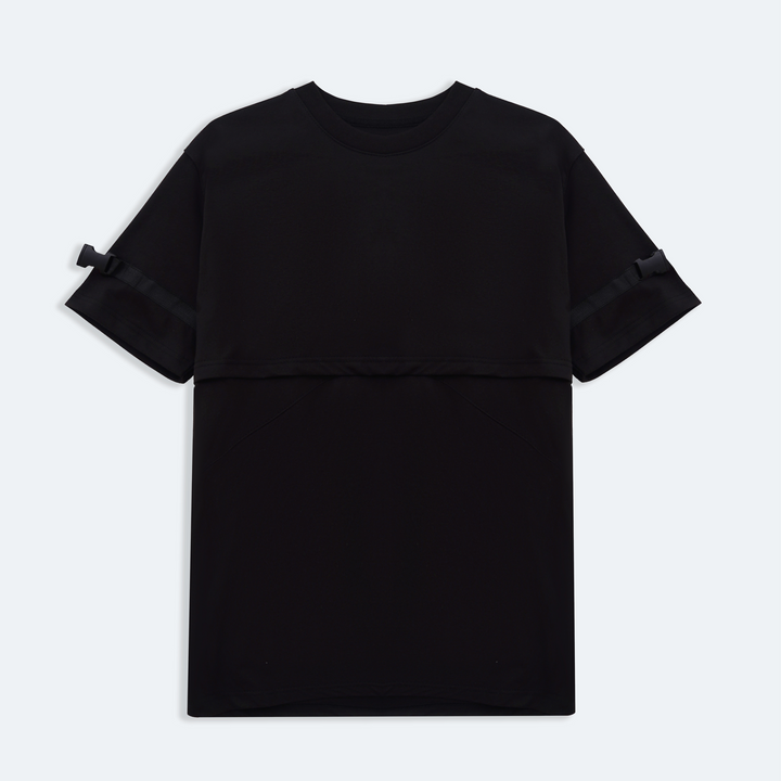 Buckle Sleeves Tech Top
