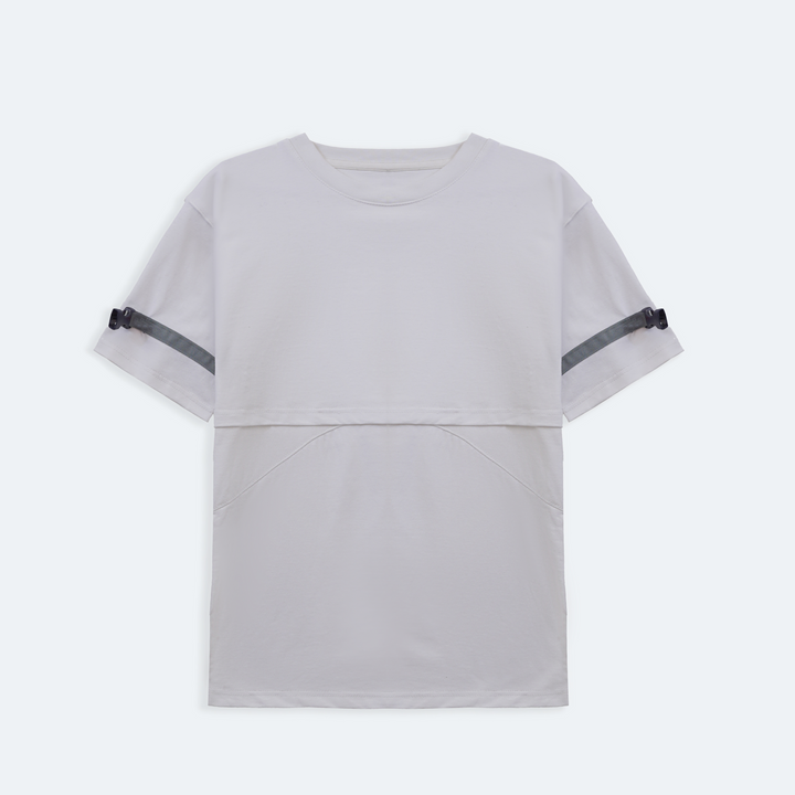 Buckle Sleeves Tech Top