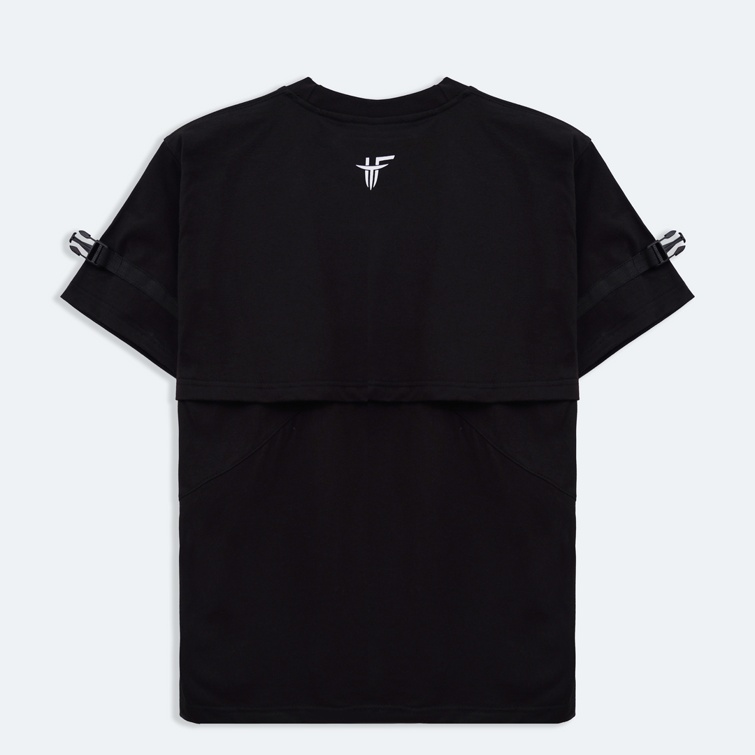 Buckle Sleeves Tech Top