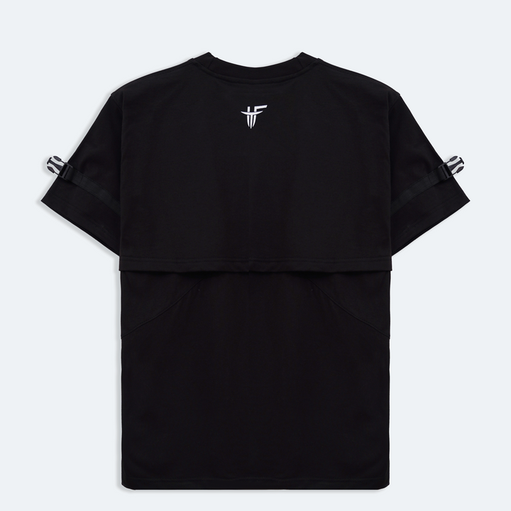 Buckle Sleeves Tech Top