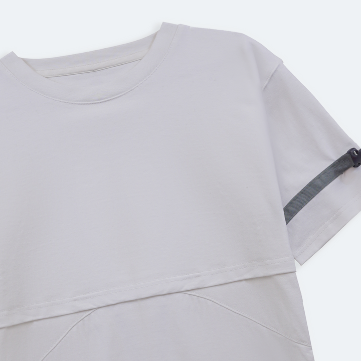 Buckle Sleeves Tech Top