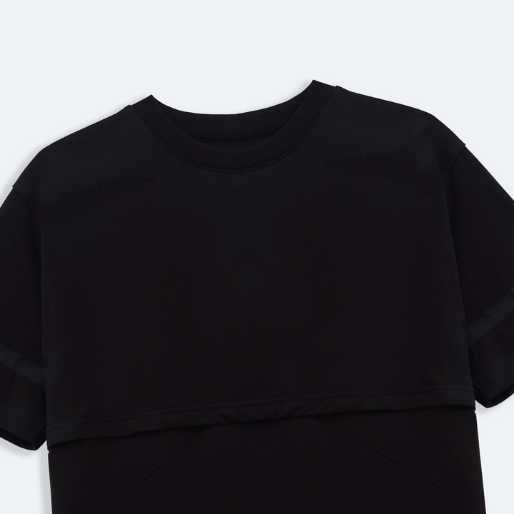 Buckle Sleeves Tech Top