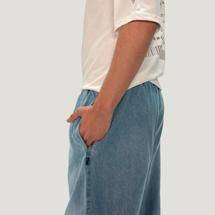 Denim Balloon Pants