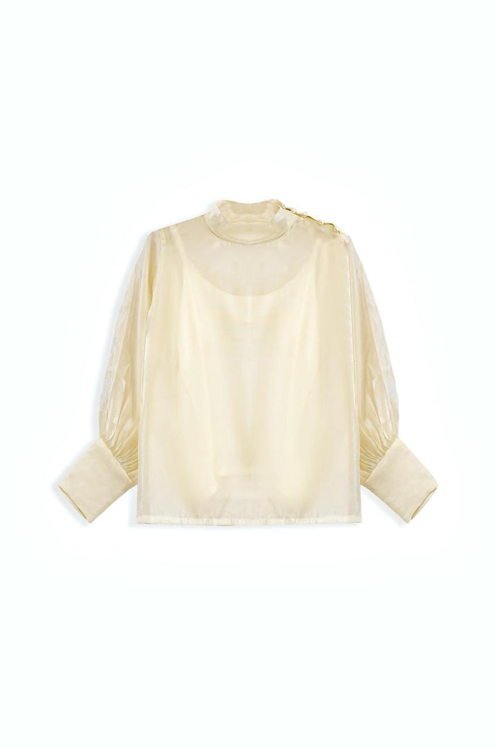 Shimmer Silk Shirt