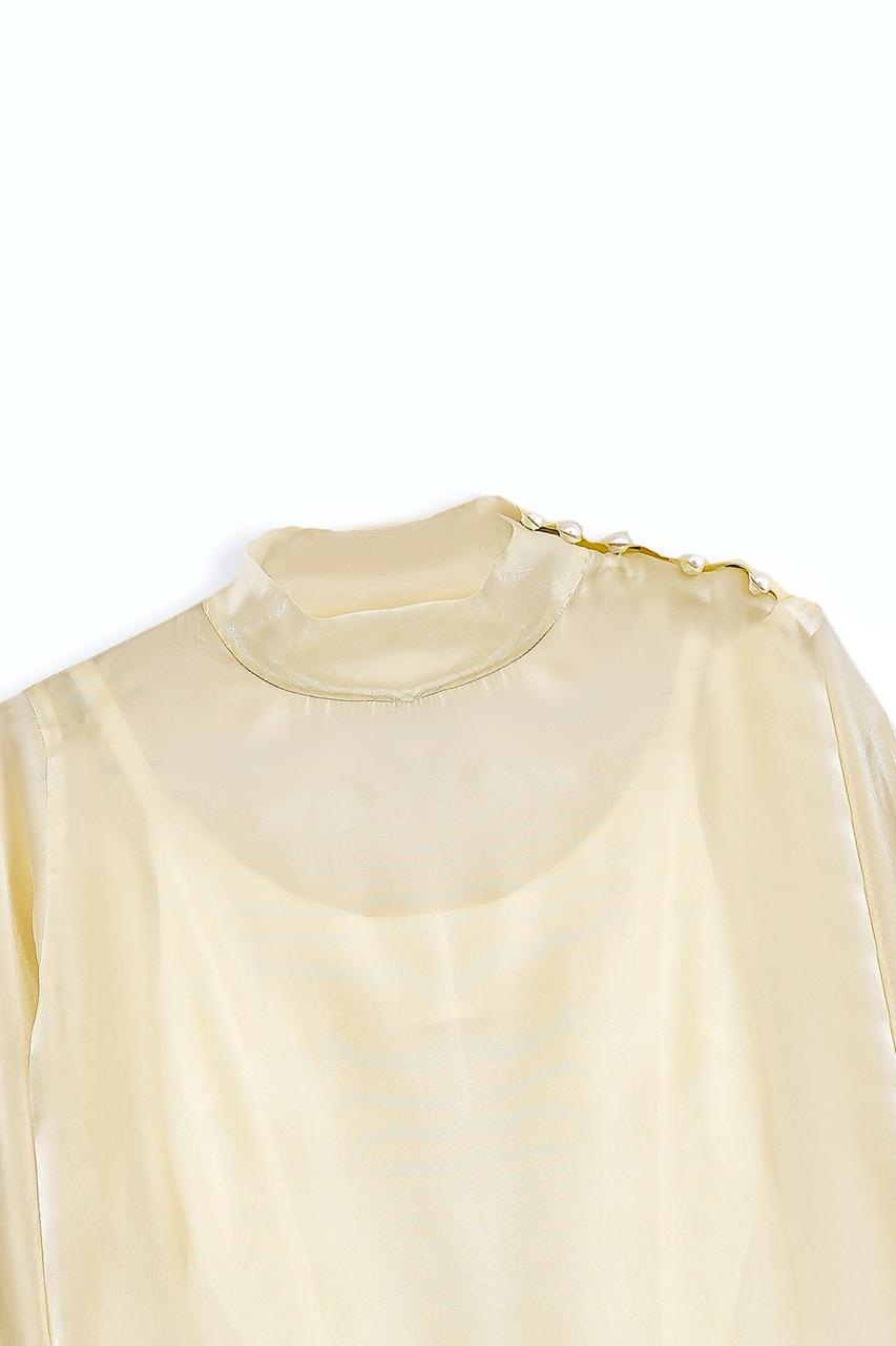 Shimmer Silk Shirt